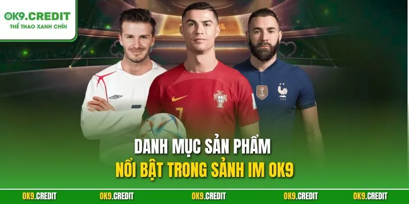 Sảnh IM OK9 – Thiên Đường Cá Cược Thể Thao Với Kèo Cực Chất 4 Danh mục sản phẩm nổi bật trong Sảnh IM OK9